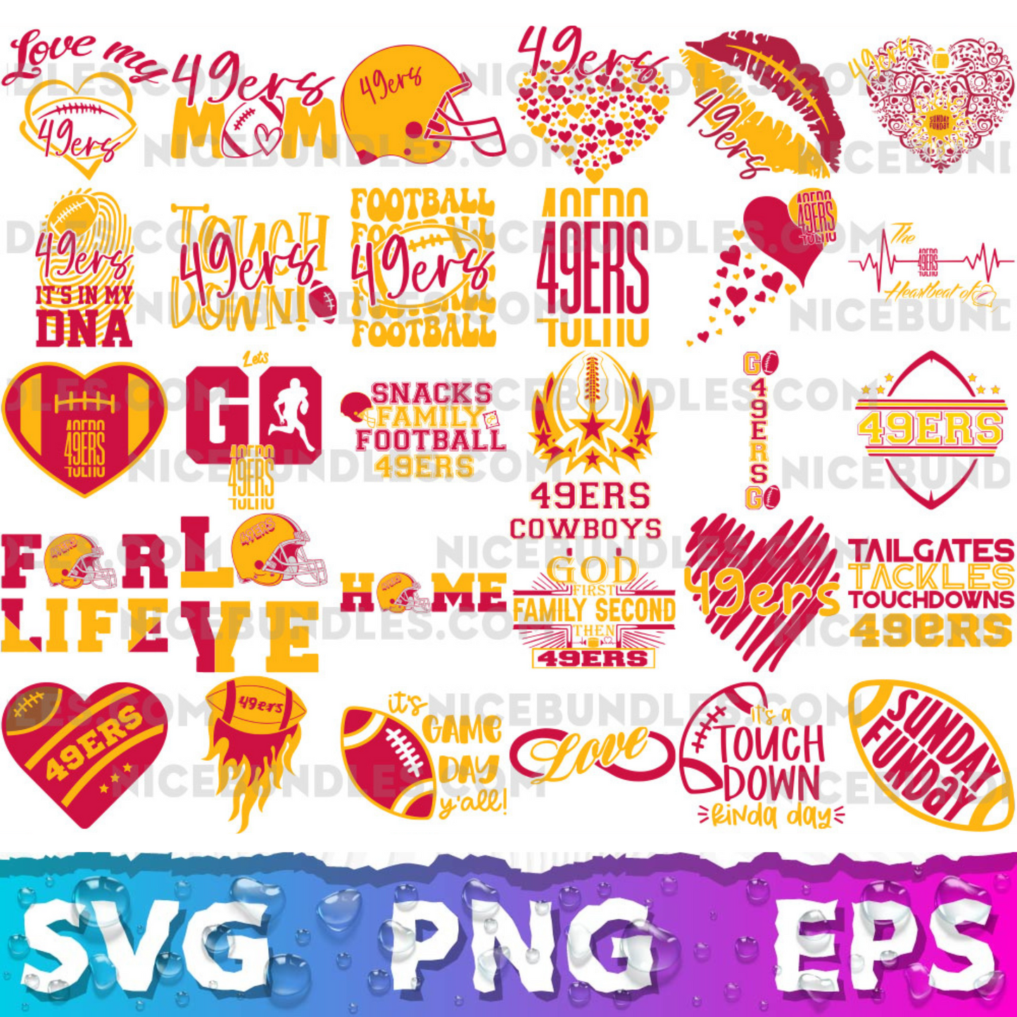 San Francisco 49ers Logo SVG, 49ers PNG Logo Transparent, SVG Cut Files For Cricut / Silhouette