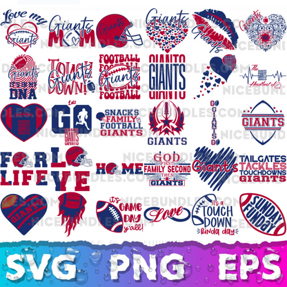 New York Giants Logo SVG, NY Giants PNG Logo Transparent, SVG Cut Files For Cricut / Silhouette