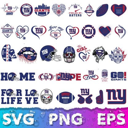 New York Giants Logo SVG, NY Giants PNG Logo Transparent, SVG Cut Files For Cricut / Silhouette