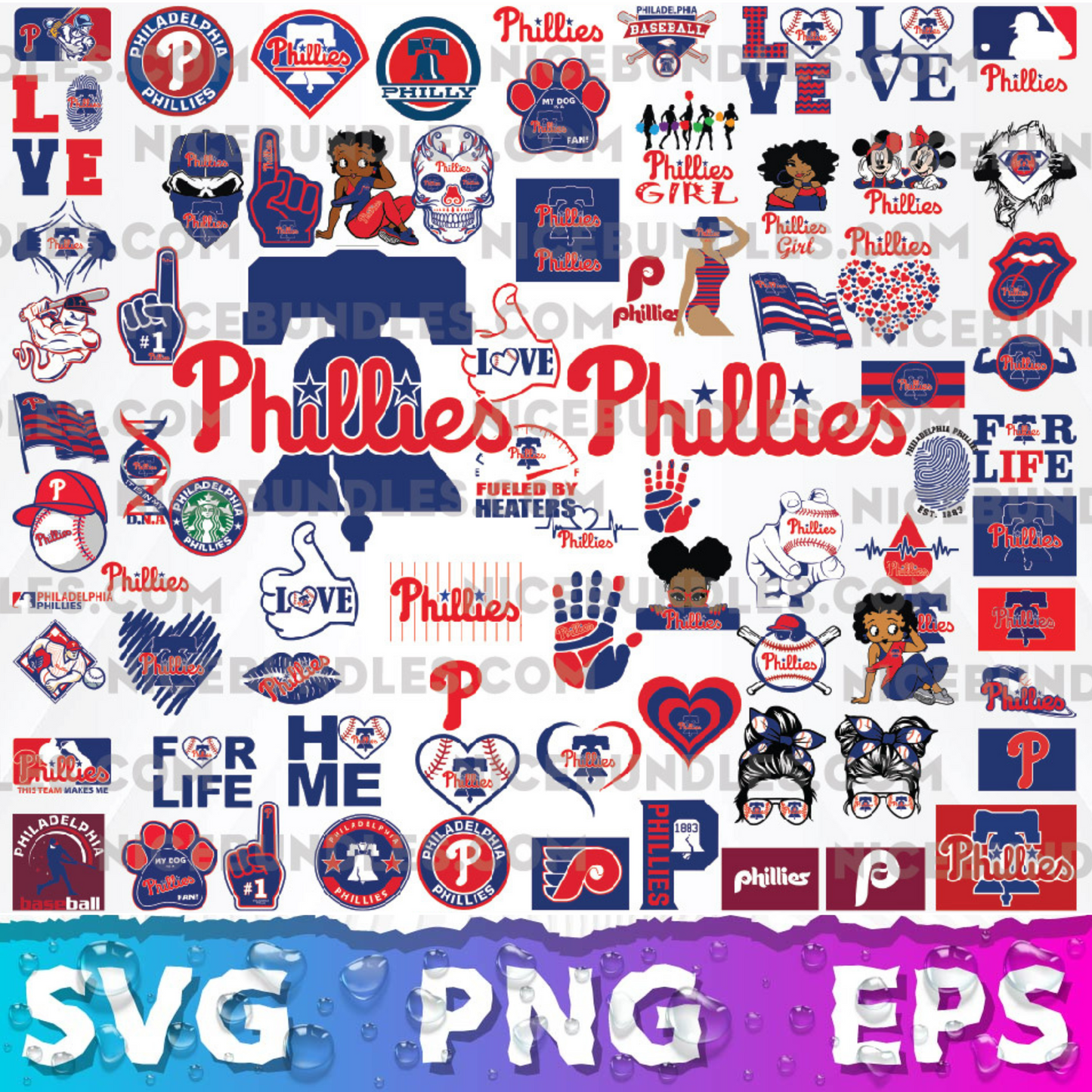 Philadelphia Phillies Logo SVG, Philadelphia Phillies PNG Logo Transparent, SVG Cut Files For Cricut / Silhouette