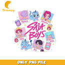 Saja members stamp png, saja boys band png, kpop songs png