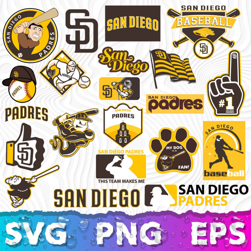 San Diego Padres Logo SVG, Padres PNG Logo Transparent, SVG Cut Files For Cricut / Silhouette