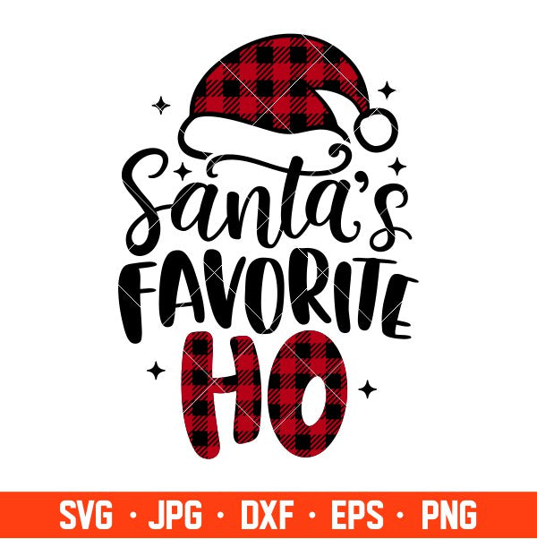 Santa’s Favorite Ho Svg, Santa Claus Svg, Merry Christmas Svg, Cricut, Silhouette Vector Cut File