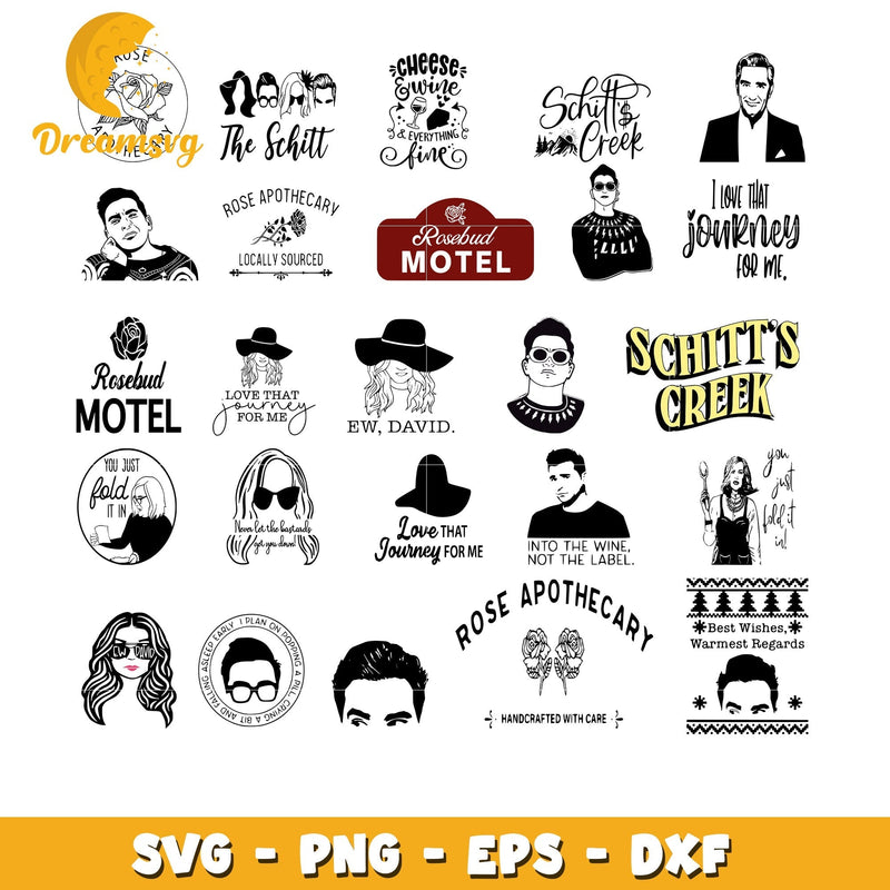 Schitt's creek bundle svg, David Rose svg, the schitt svg