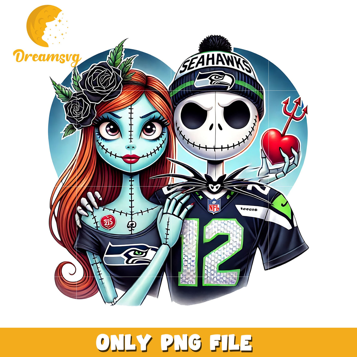 Seahawks jack and sally png, nfl power rankingsl png, american sports png
