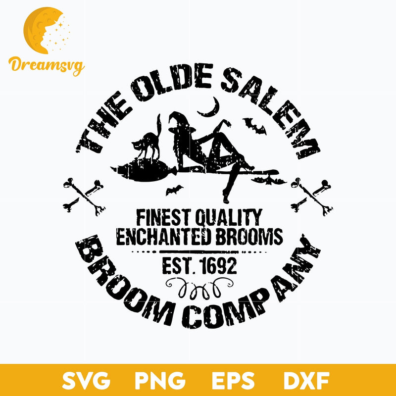 Sexy Basic Witch Olde Salem Broom svg, Halloween svg, png, dxf, eps digital file.