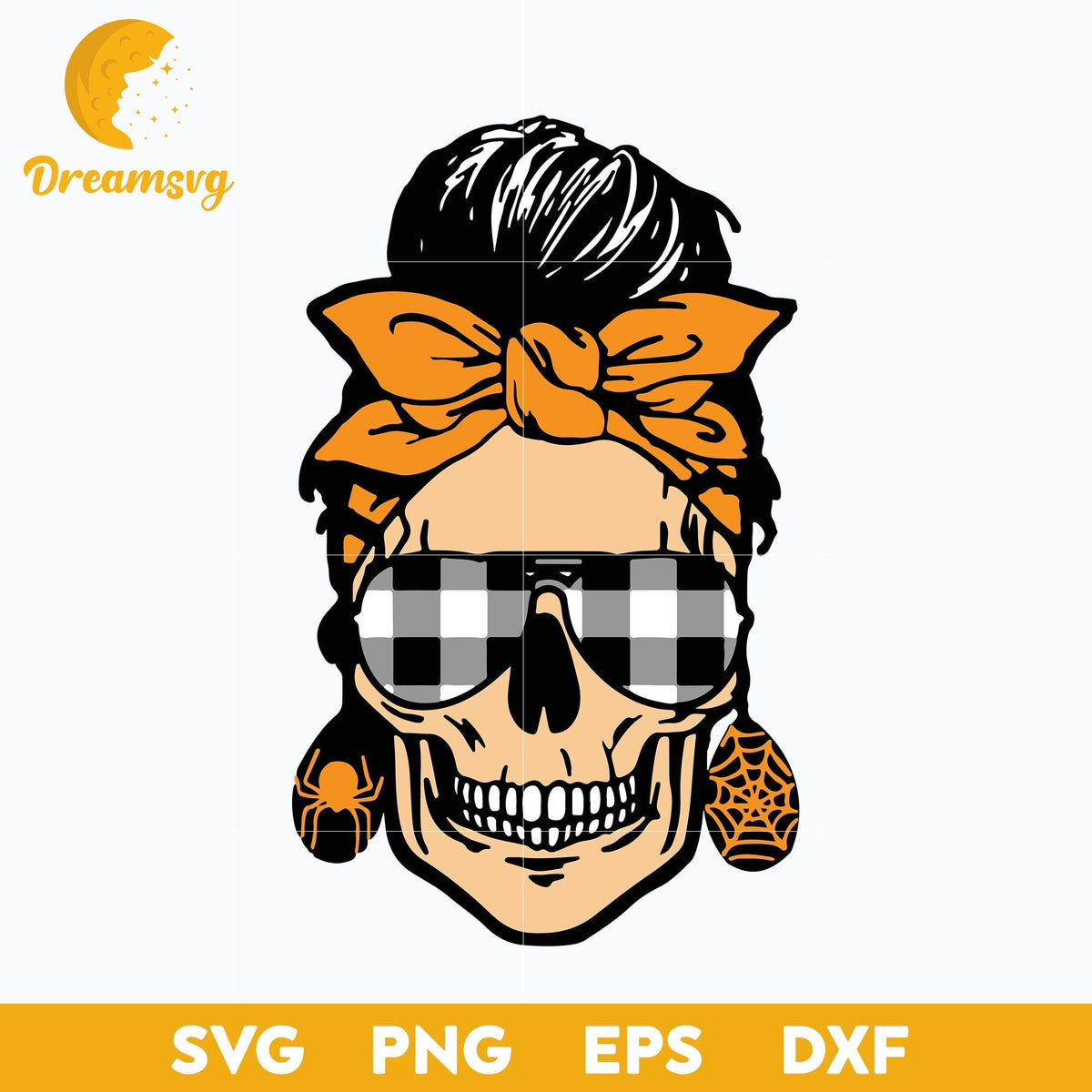 Skull Mom Halloween svg, Halloween svg, png, dxf, eps digital file.