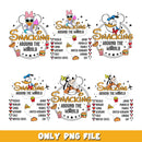 Snacking Disney bundle png, Disney cartoon png, Digital download