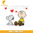 Snoopy Peanuts PNG Valentine Dog