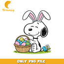 Snoopy peanuts bunny easter png, easter bunny png, peanuts cast png