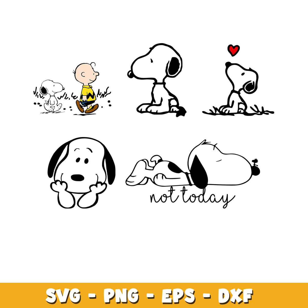 Charlie Brown and Snoopy svg, peanuts cartoon bundle svg, cartoon svg