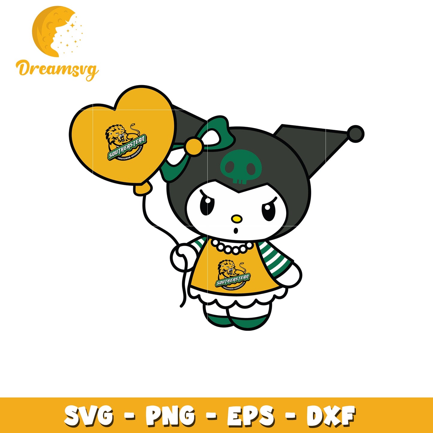 Southeastern Lion Cute Character SVG Design Download