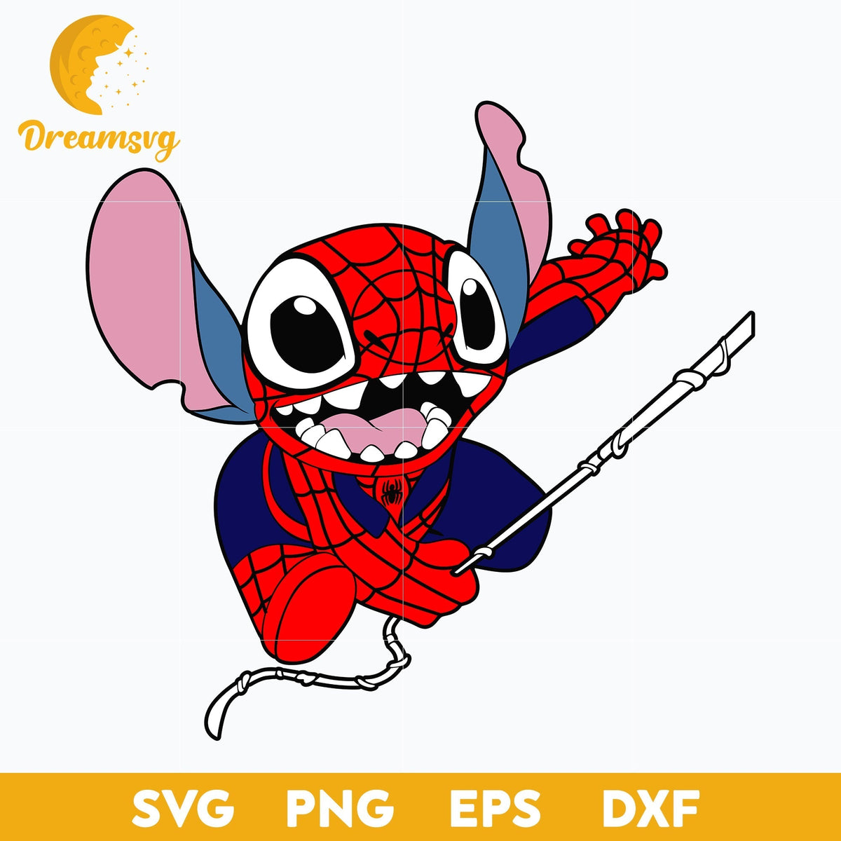 Spider Man Stitch SVG, Stitch Super Hero SVG, Stitch Haloween SVG, Halloween SVG, PNG, DXF, EPS Digital File.