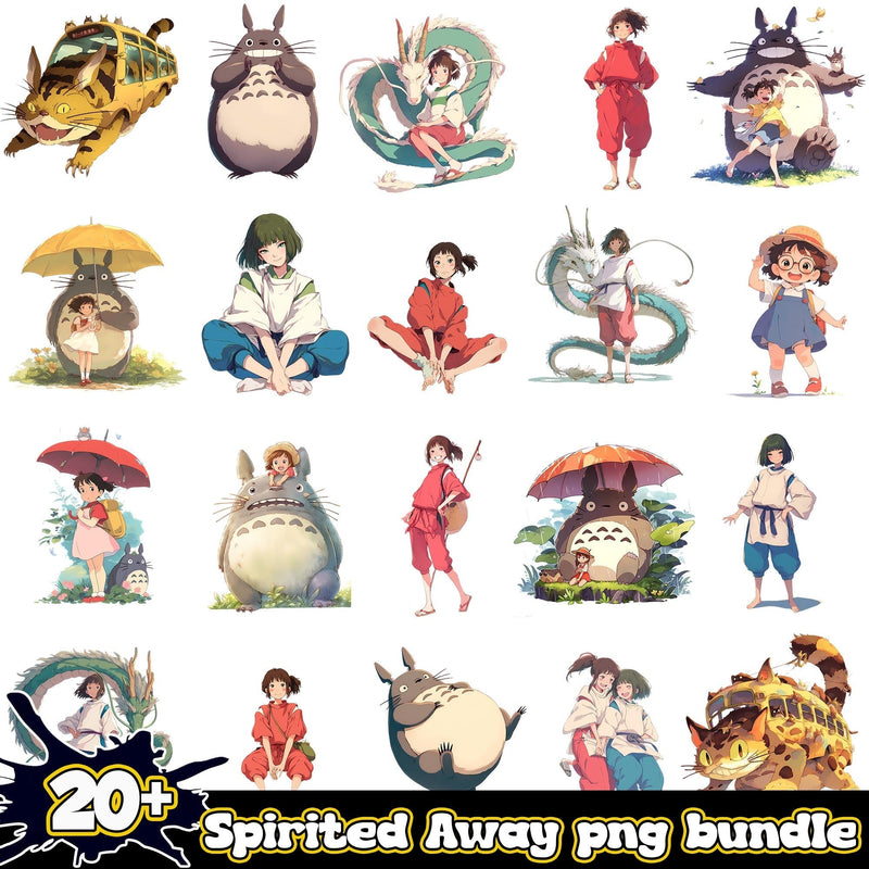 Spirited Away Bundle 20+ PNG