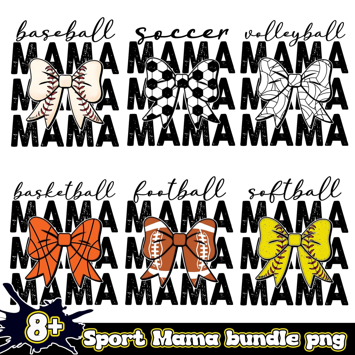 Sport Mama Bundle 6+ PNG