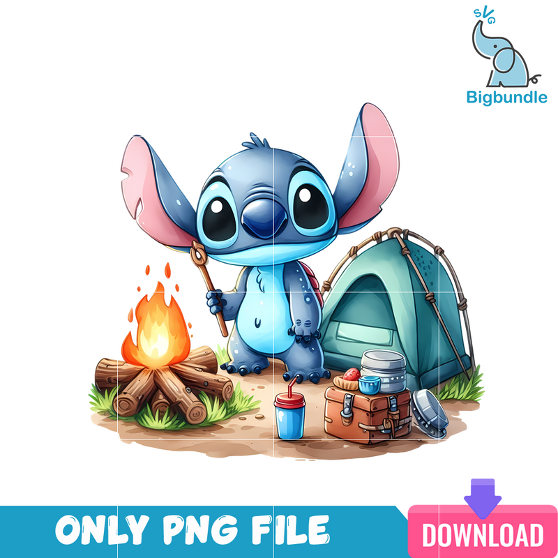 Camping Stitch PNG