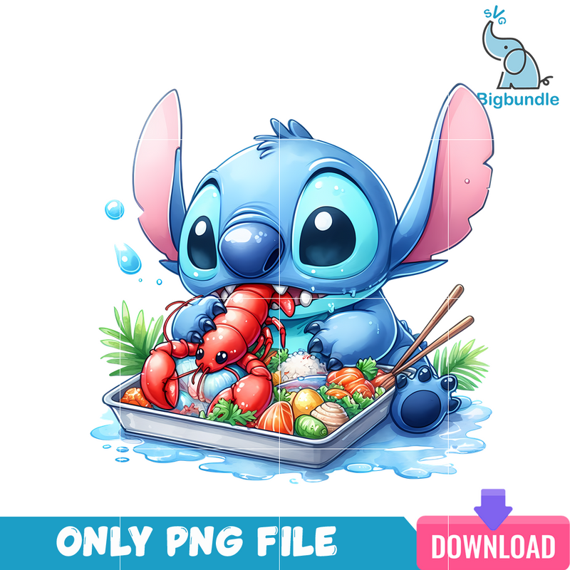 Muckbang Stitch PNG