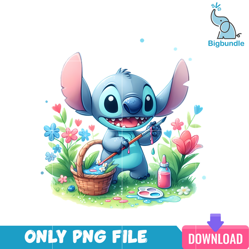 Painting Stitch PNG