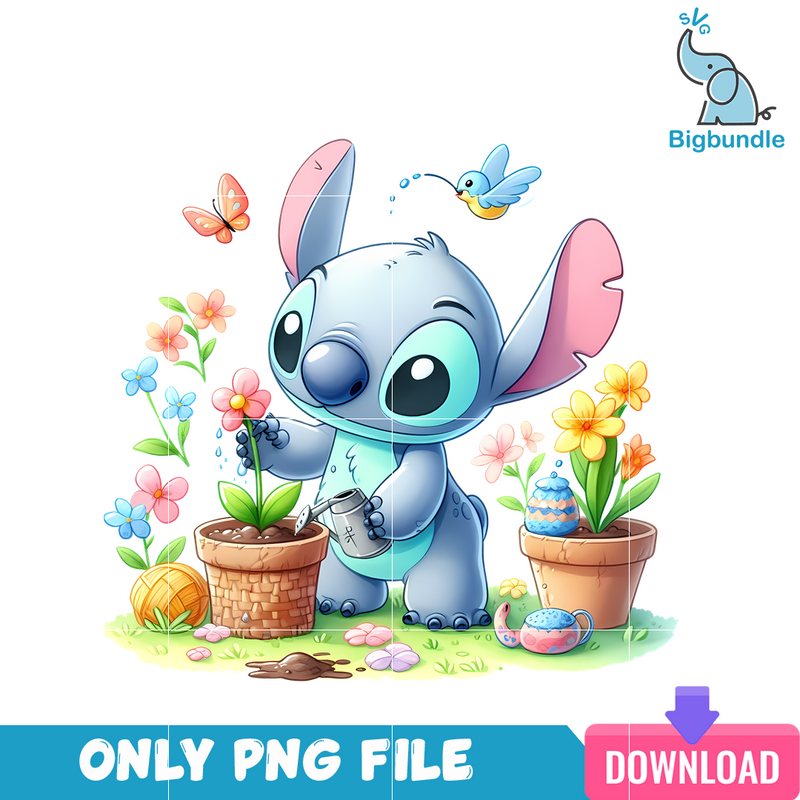 Summer Flower Stitch PNG