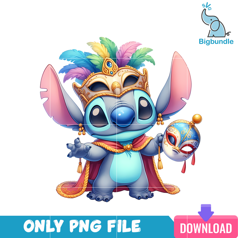 Stitch Carnival PNG