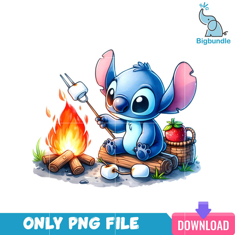 Stitch Picnic PNG