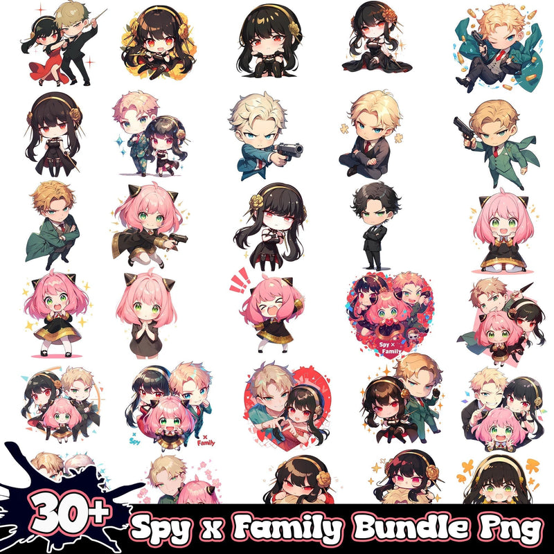 Spy x Family Bundle 30+ PNG