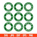 St. Patricks Day Starbucks Coffee Bundle Svg, St. Patrick’s Day Svg, Lucky Svg, Irish Svg, Clover Svg, Cricut, Silhouette Vector Cut File