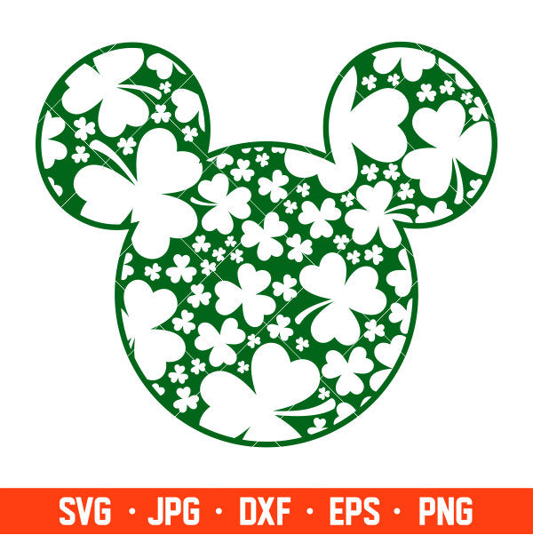 St. Patrick’s Day Mickey Svg, Free Svg, Daily Freebies Svg, Cricut, Silhouette Vector Cut File