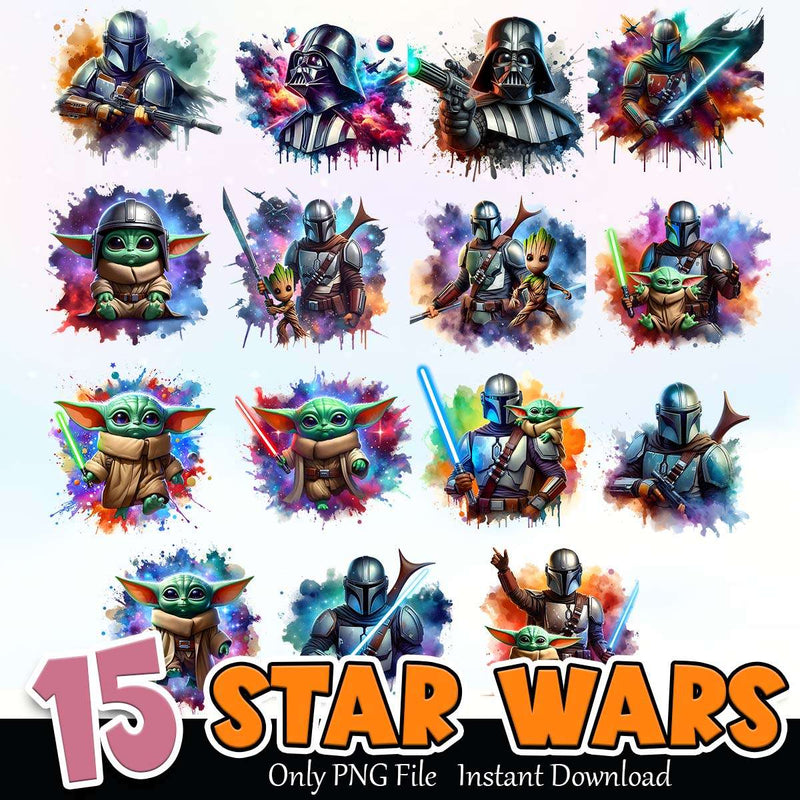 Star Wars Bundle PNG Instant Download