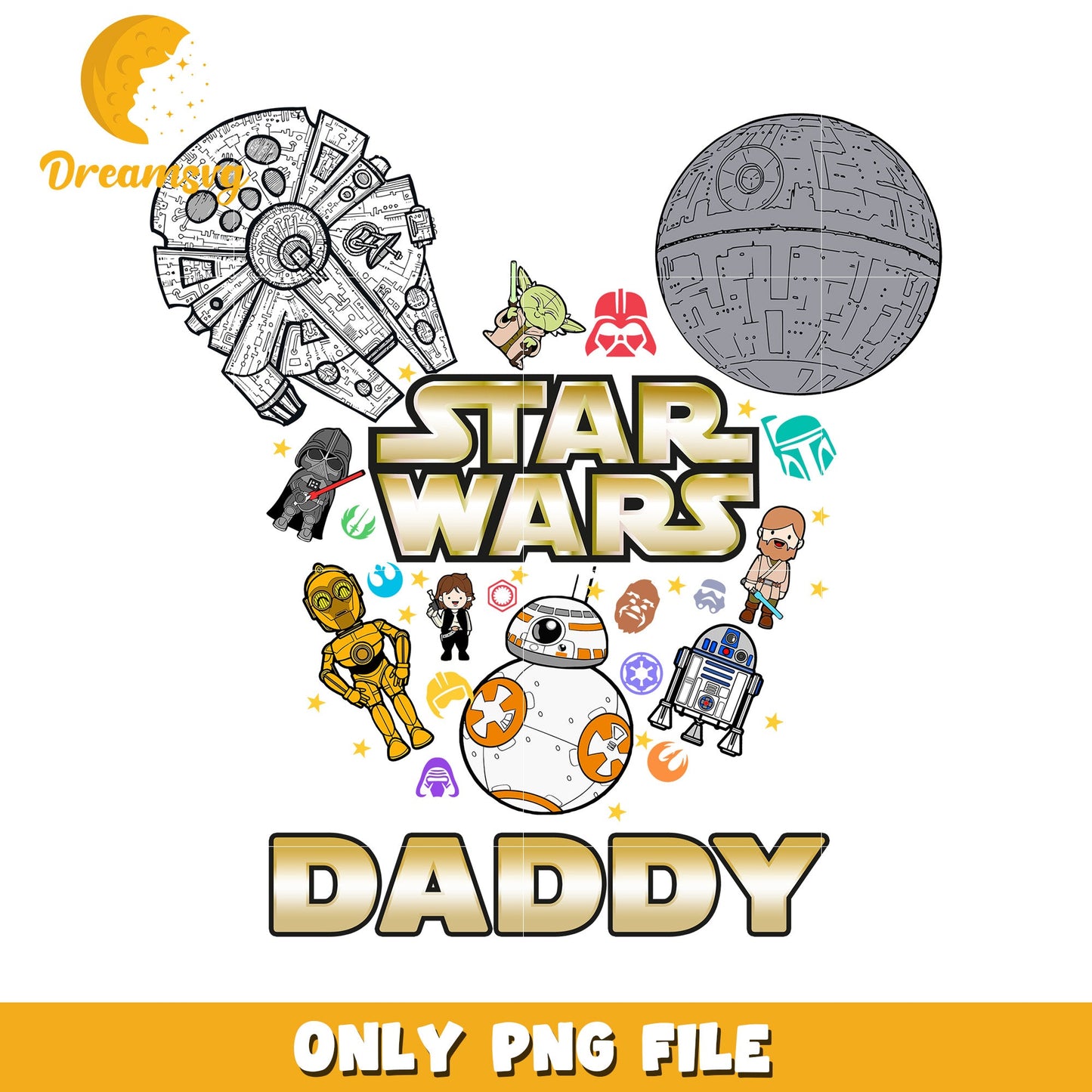 Star Wars Daddy PNG