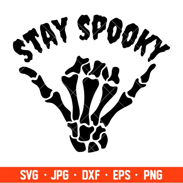 Stay Spooky Svg, Halloween Svg, Spooky Season Svg, Trick or Treat Svg, Cricut, Silhouette Vector Cut File