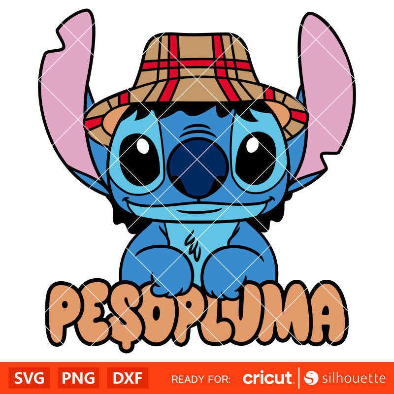 Stitch Peso Pluma Svg, Fan Tour Svg, Musica Regional Svg, Disney Svg, Cricut, Silhouette Vector Cut File