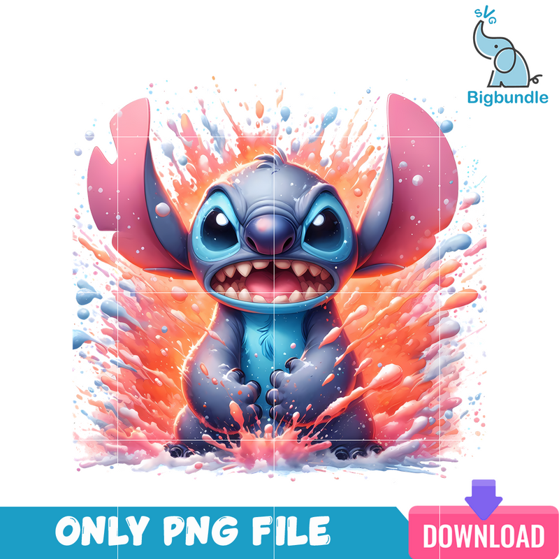 Stitch Angry PNG