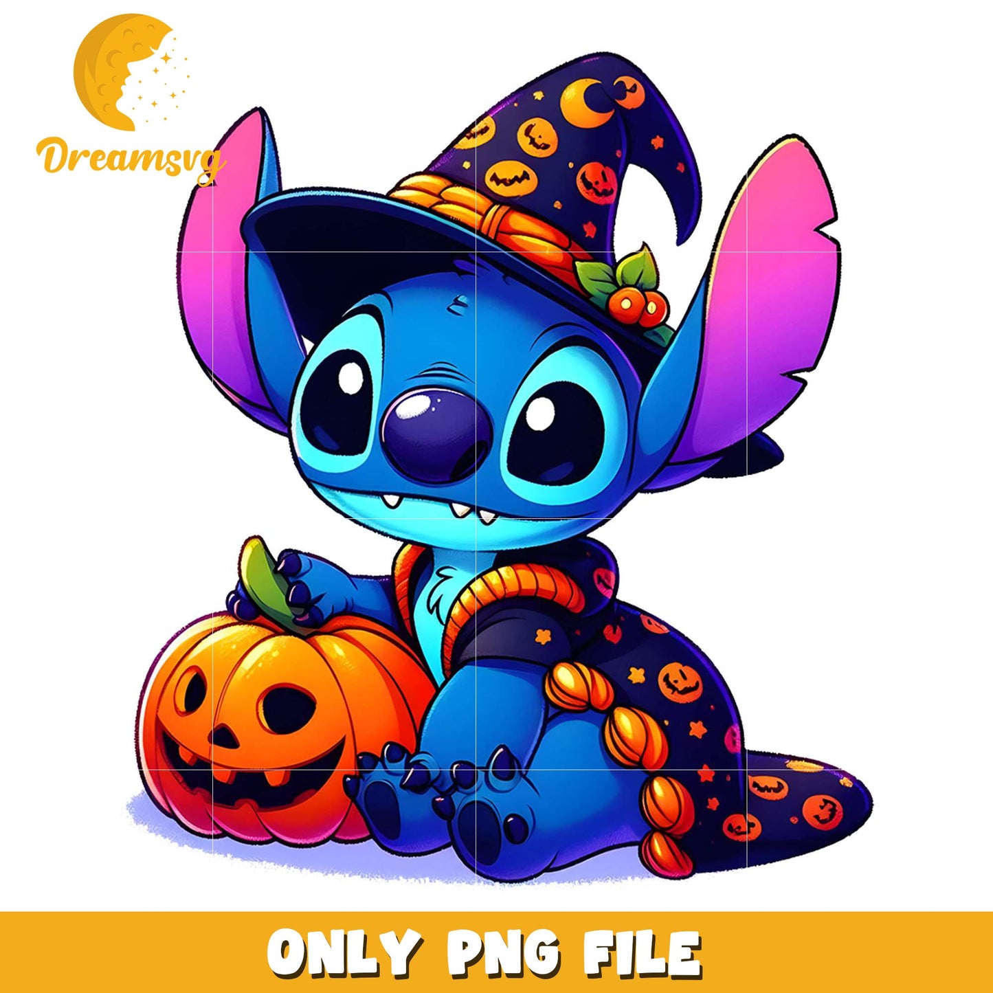 Stitch halloween png, halloween toys png, cartoon characters png