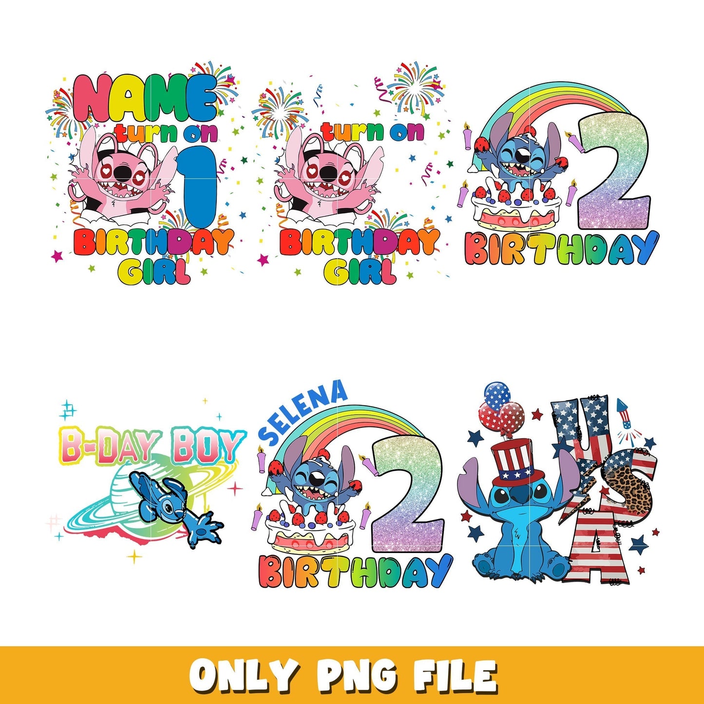 Bundle It's My Birthday bundle png, Disney cartoon png, Digital download