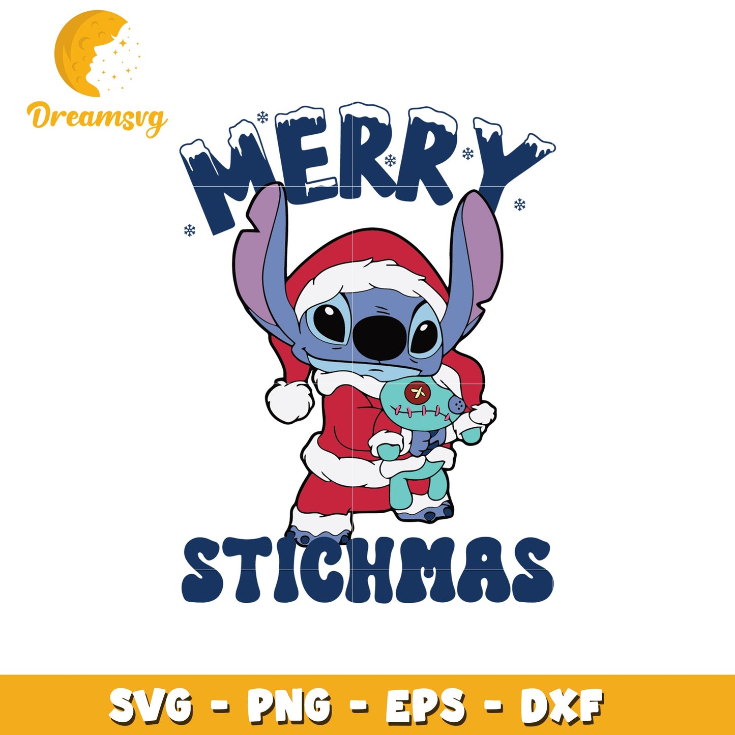 Stitch santa claus merry stitchmas svg, disney christmas svg