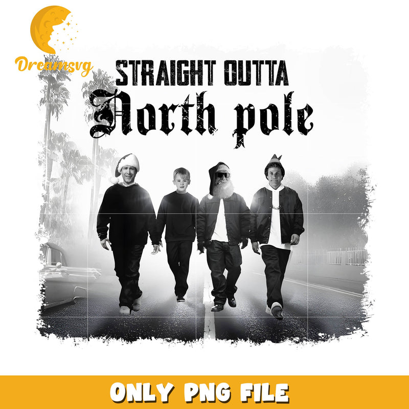 Straight outta north pole png, north pole png, the north pole png