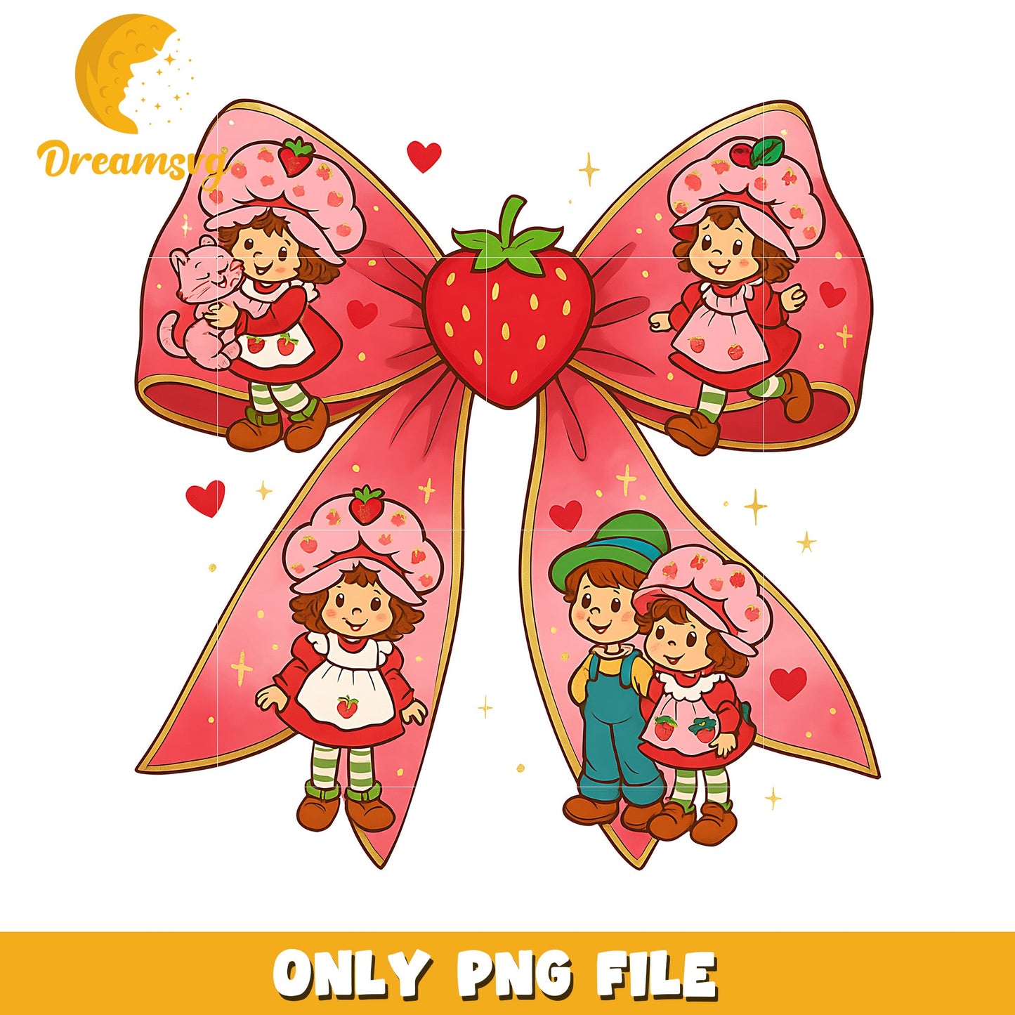 Strawberry shortcake bowtie png, strawberry shortcake png, american greetings png