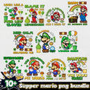 Supper mario 2024 cartoon png bundle