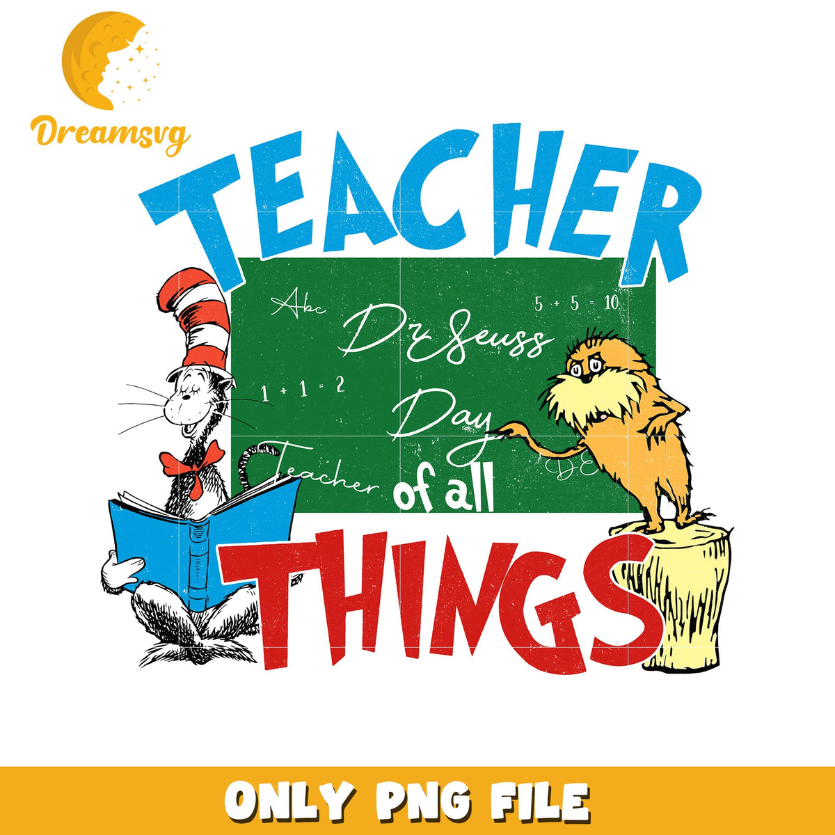 Teacher of all thing font design png, reading book png