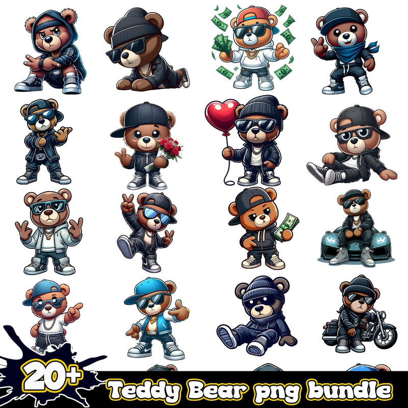 Teddy Bear Bundle 20+ PNG