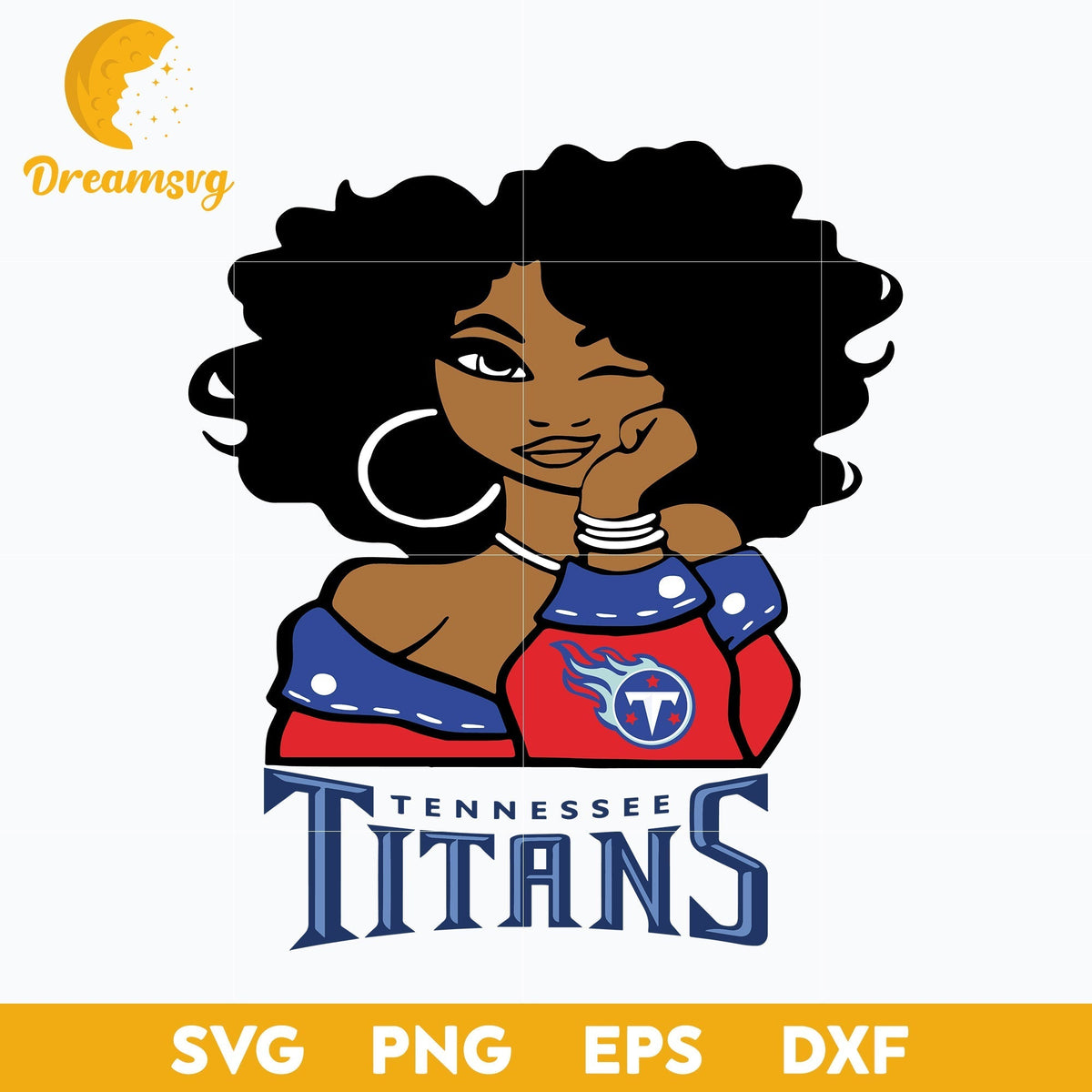 Tennessee Titans Girl Nfl Svg, Tennessee Titans Svg, Sport Svg, Nfl Svg, Png, Dxf, Eps Digital File.