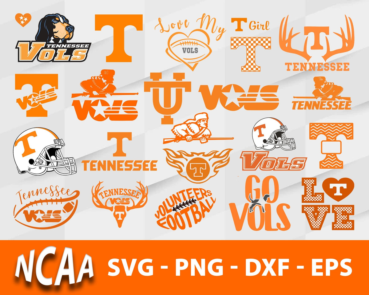 Tennessee Volunteers Svg Bundle, Tennessee Volunteers Svg, Sport Svg, Ncaa Svg, Png, Dxf, Eps Digital file.