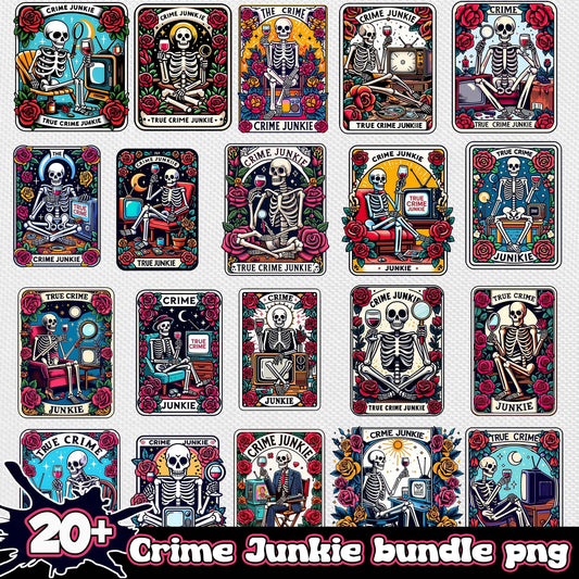 The True Crime Junkie Bundle 20+ PNG