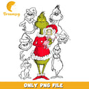 The grinch character santa claus png, grinch png, christmas png