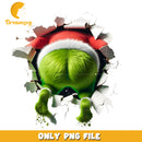 The grinch butt christmas png, grinch booty pic png, grinch's butt png
