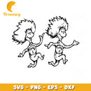 Thing 1 Thing 2 SVG Cut File