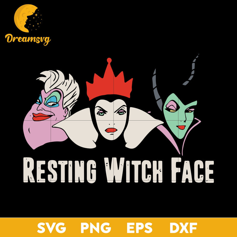 Three Witches Resting svg, Halloween svg, png, dxf, eps digital file.