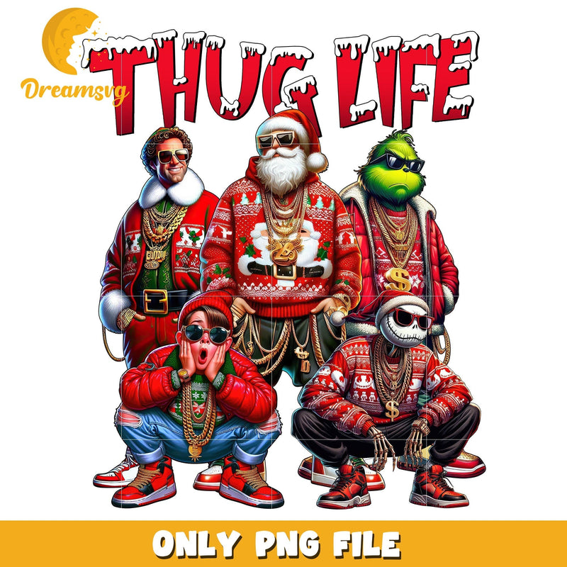 Thug life christmas png, thug life png, thug life meme png