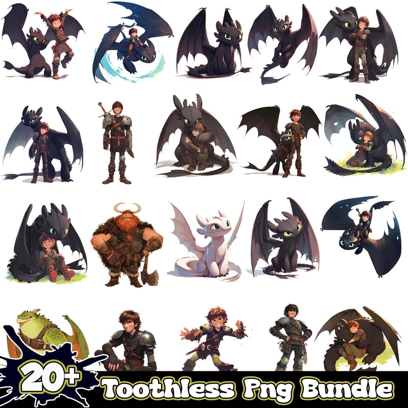 Toothless Combo Toothless Bundle 20+ PNG